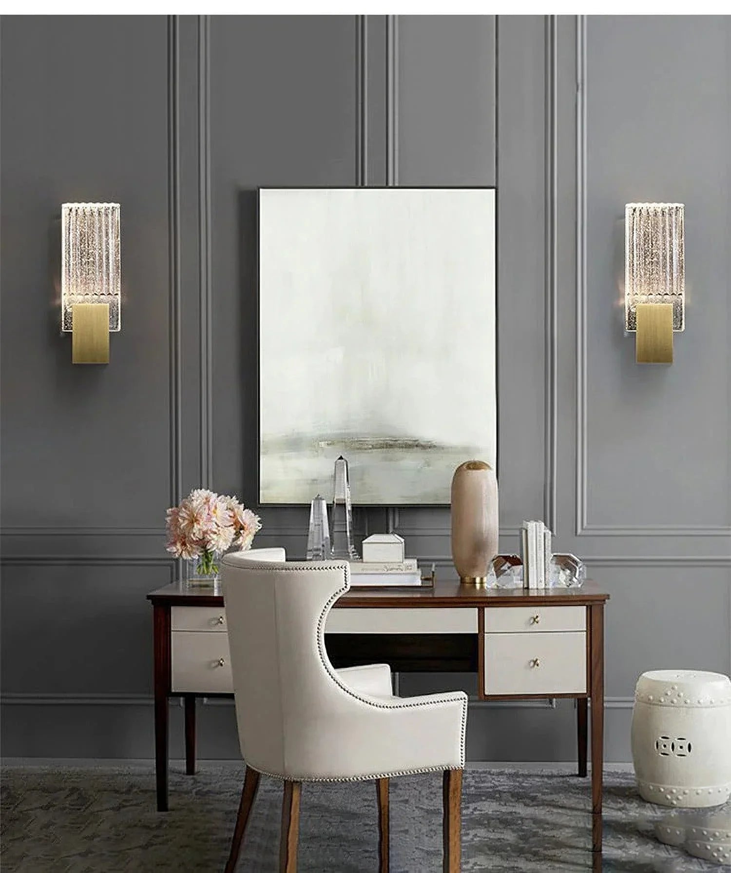 Pleated Crystal Wall Lamp - NexioPick