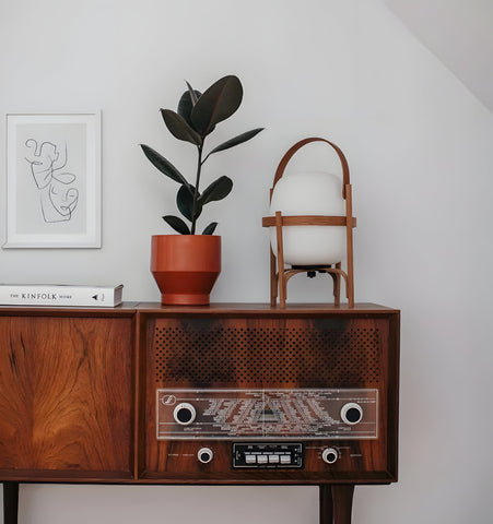 Portable Lantern Glass Table Lamp - NexioPick