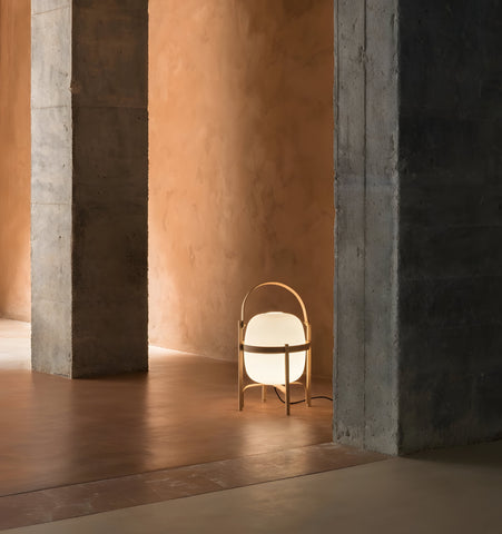 Portable Lantern Glass Table Lamp - NexioPick