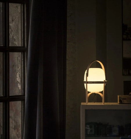 Portable Lantern Glass Table Lamp - NexioPick