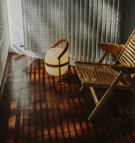 Portable Lantern Glass Table Lamp - NexioPick