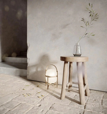 Portable Lantern Glass Table Lamp - NexioPick