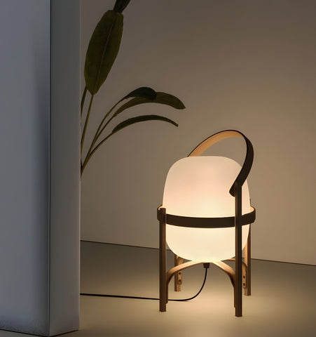 Portable Lantern Glass Table Lamp - NexioPick
