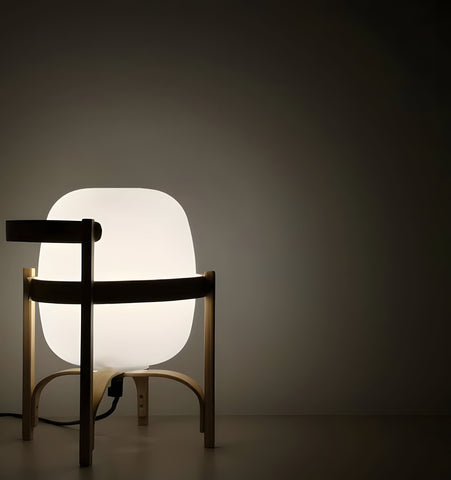 Portable Lantern Glass Table Lamp - NexioPick