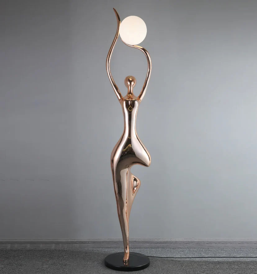 Pose Yoga Sculpture Floor Lamp - NexioPick