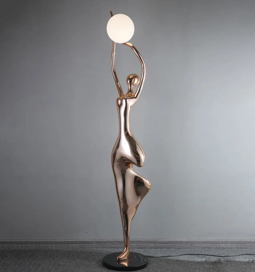 Pose Yoga Sculpture Floor Lamp - NexioPick