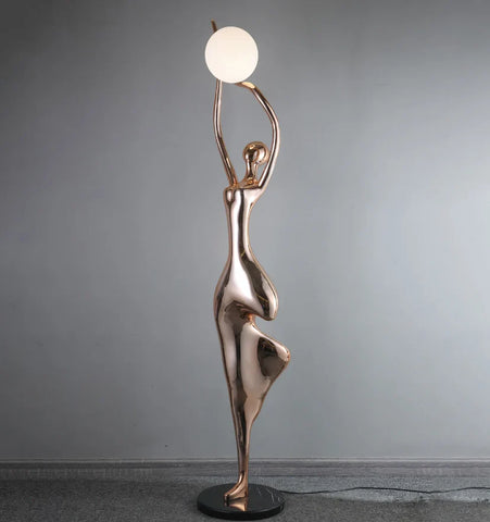 Pose Yoga Sculpture Floor Lamp - NexioPick