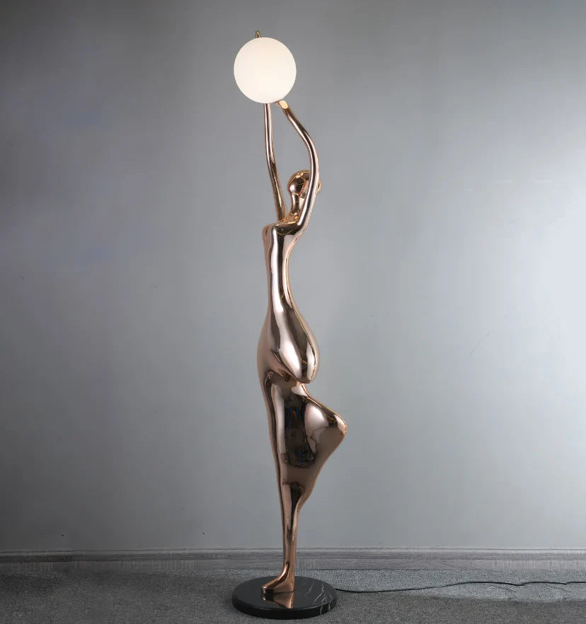 Pose Yoga Sculpture Floor Lamp - NexioPick