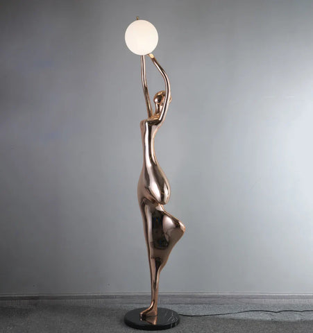 Pose Yoga Sculpture Floor Lamp - NexioPick