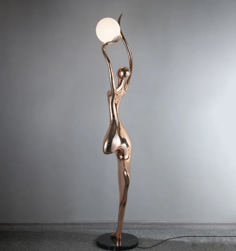 Pose Yoga Sculpture Floor Lamp - NexioPick
