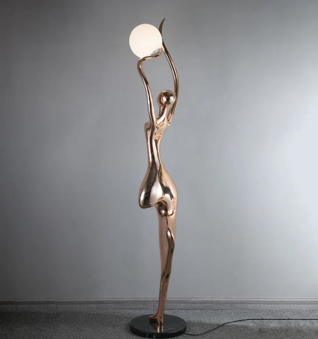 Pose Yoga Sculpture Floor Lamp - NexioPick