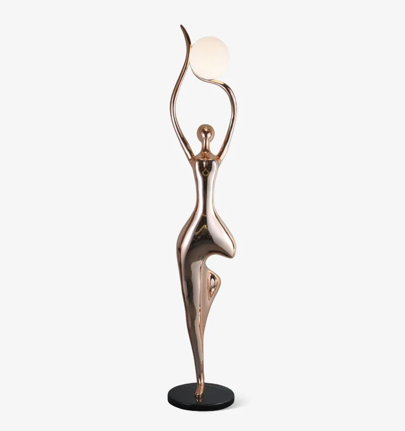 Pose Yoga Sculpture Floor Lamp - NexioPick