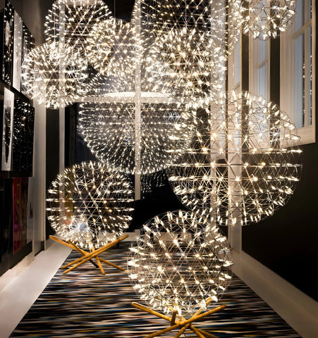 Silver Spark Ball Chandelier - NexioPick