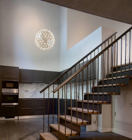 Silver Spark Ball Chandelier - NexioPick