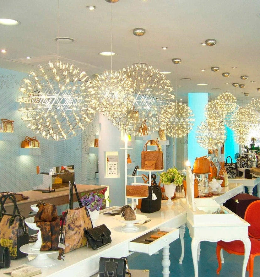 Silver Spark Ball Chandelier - NexioPick