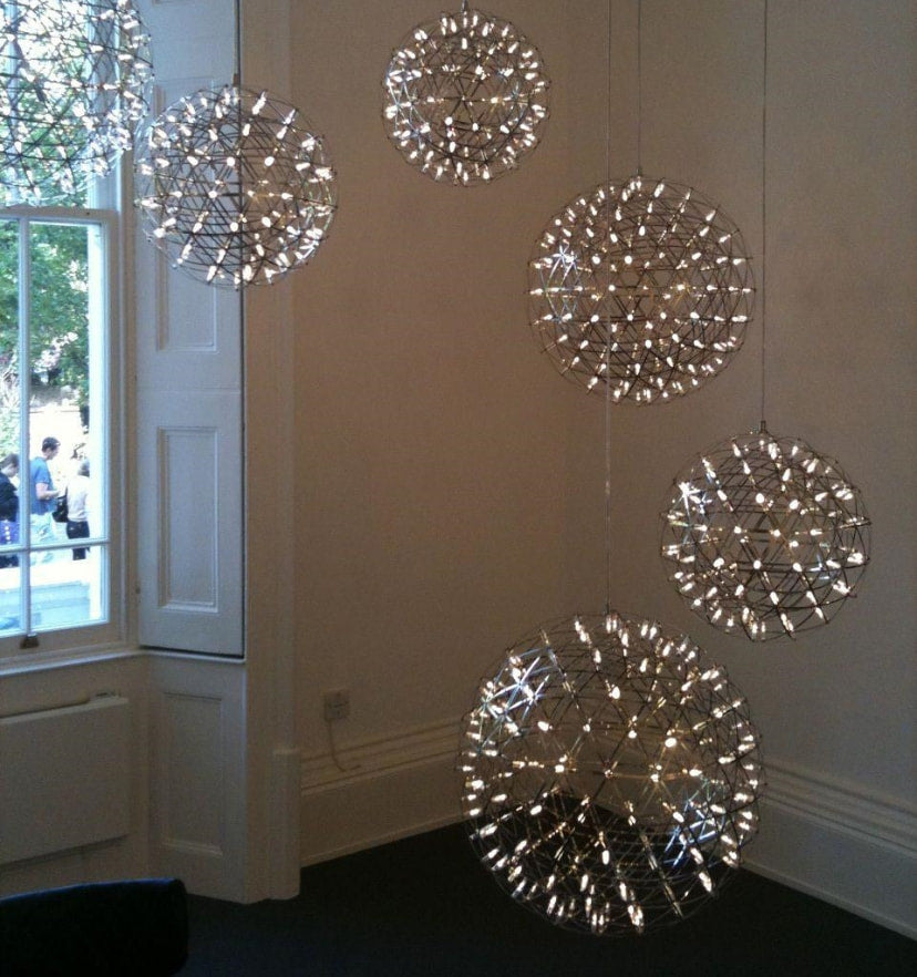 Silver Spark Ball Chandelier - NexioPick