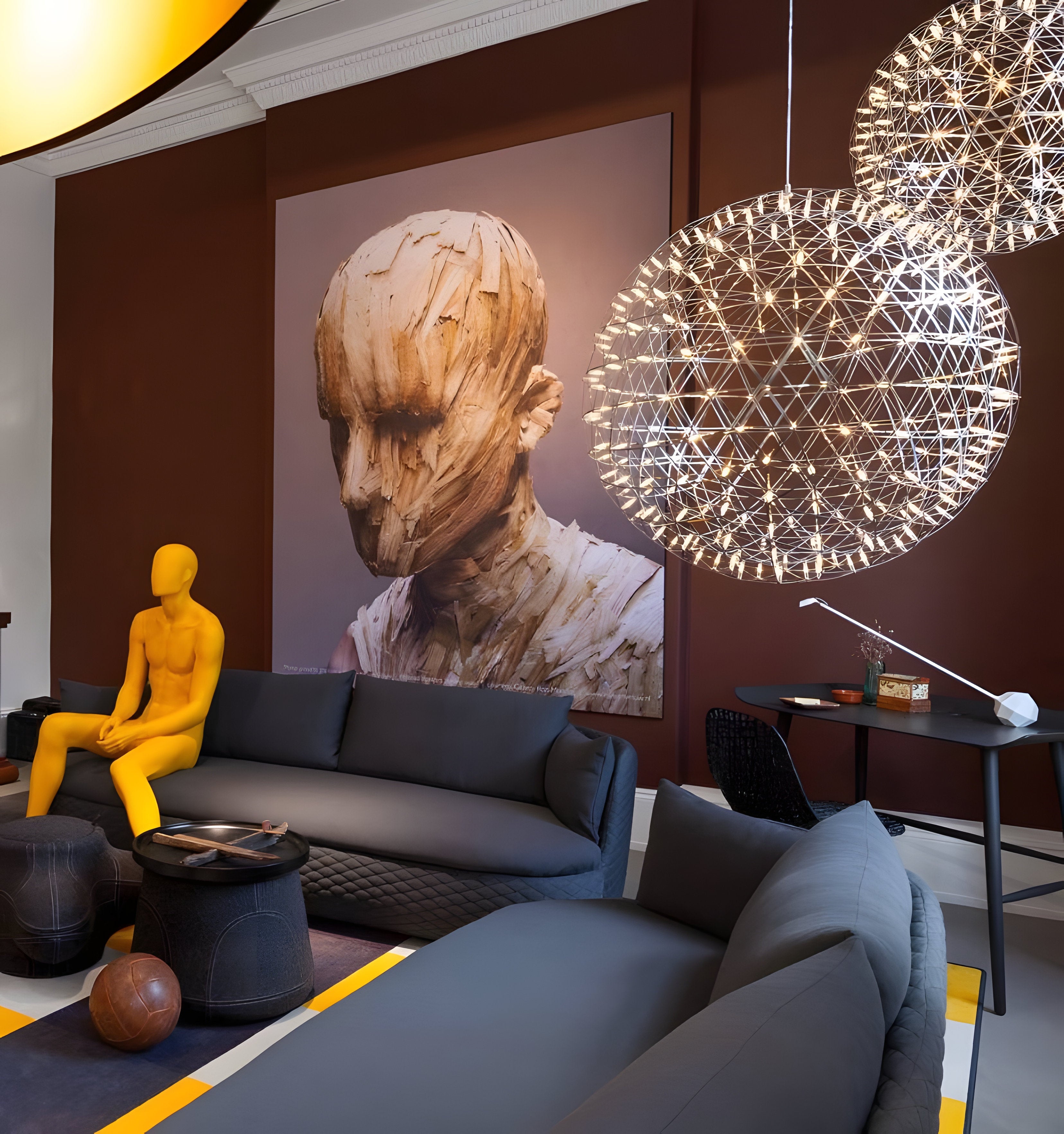 Silver Spark Ball Chandelier - NexioPick