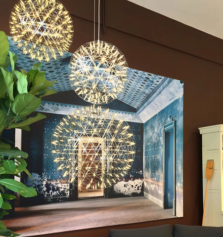 Silver Spark Ball Chandelier - NexioPick