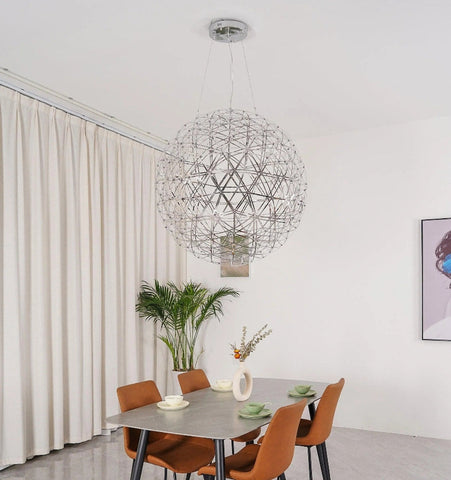Silver Spark Ball Chandelier - NexioPick