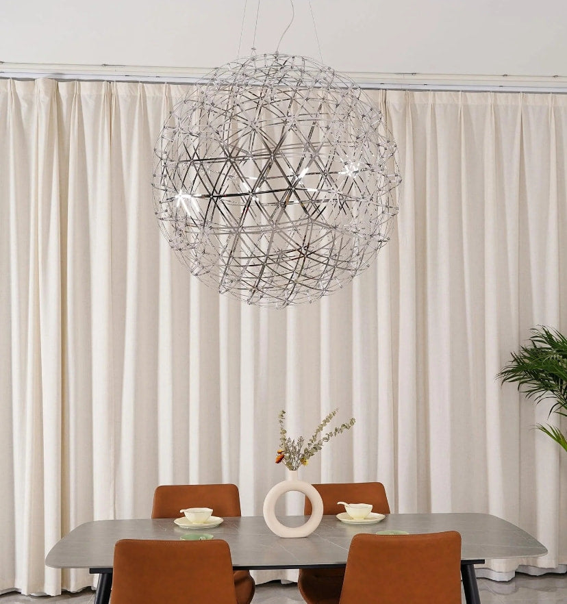 Silver Spark Ball Chandelier - NexioPick