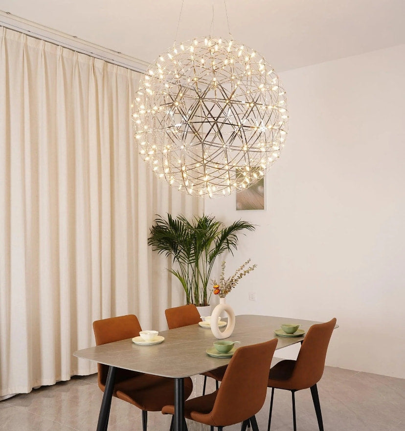 Silver Spark Ball Chandelier - NexioPick