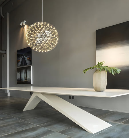 Silver Spark Ball Chandelier - NexioPick