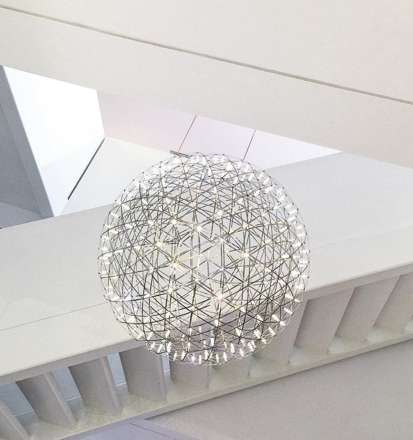 Silver Spark Ball Chandelier - NexioPick