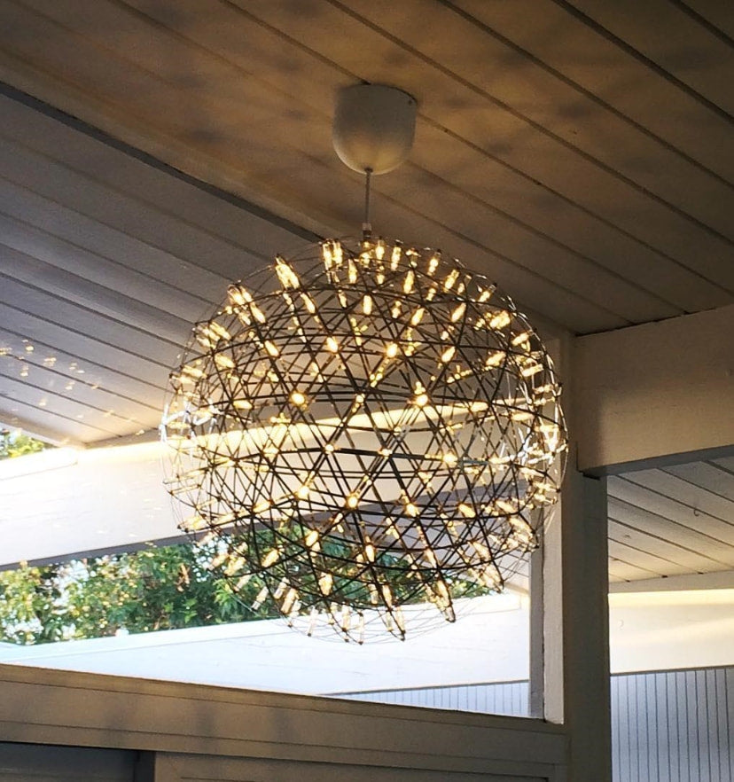 Silver Spark Ball Chandelier - NexioPick