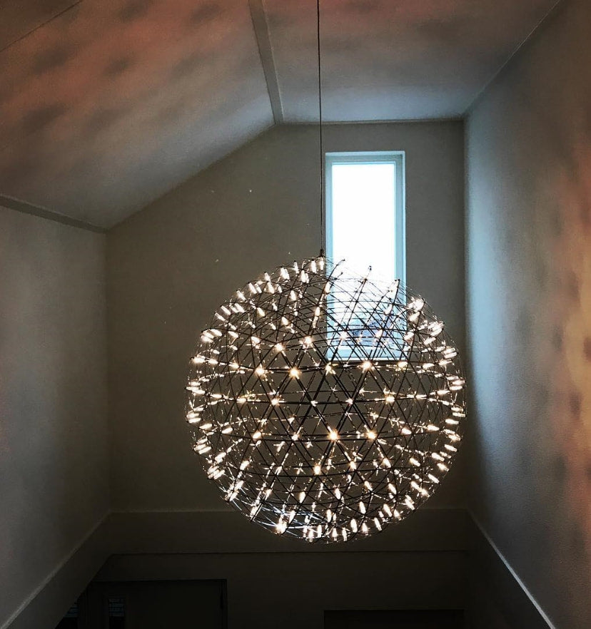 Silver Spark Ball Chandelier - NexioPick
