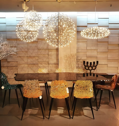 Silver Spark Ball Chandelier - NexioPick