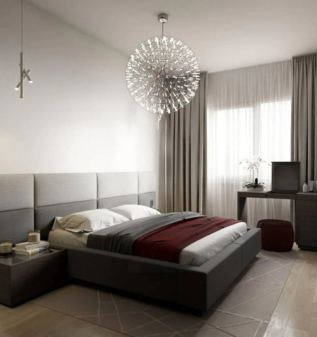 Silver Spark Ball Chandelier - NexioPick