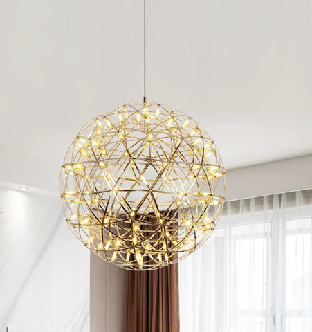Silver Spark Ball Chandelier - NexioPick