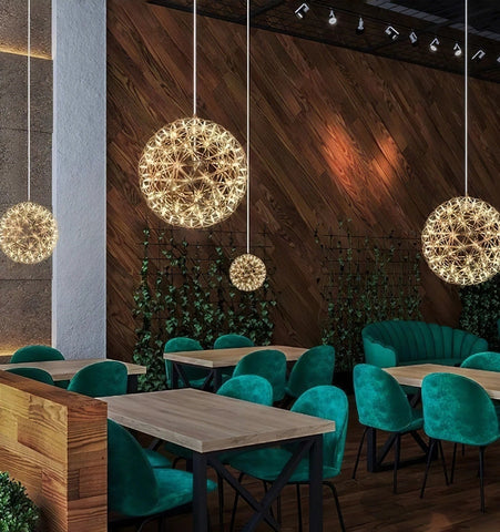 Silver Spark Ball Chandelier - NexioPick