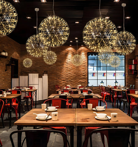 Silver Spark Ball Chandelier - NexioPick