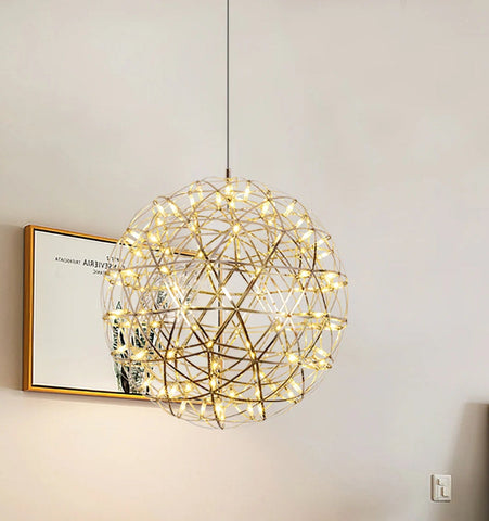 Silver Spark Ball Chandelier - NexioPick