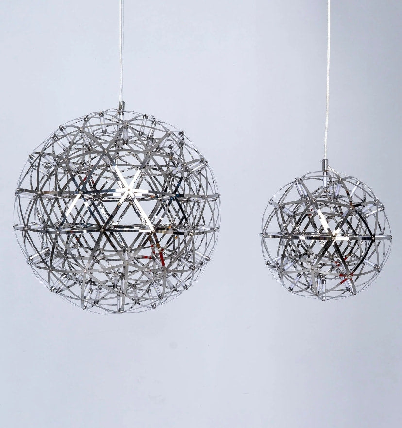 Silver Spark Ball Chandelier - NexioPick