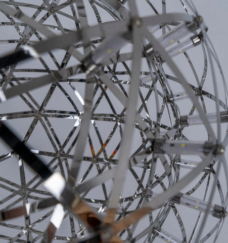 Silver Spark Ball Chandelier - NexioPick