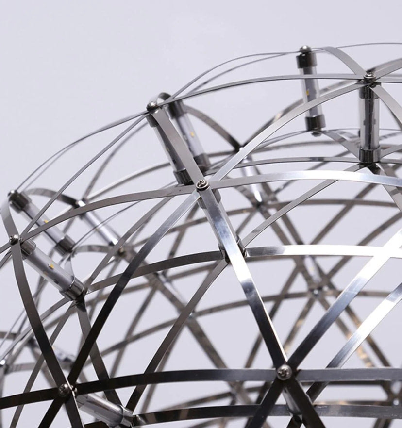 Silver Spark Ball Chandelier - NexioPick