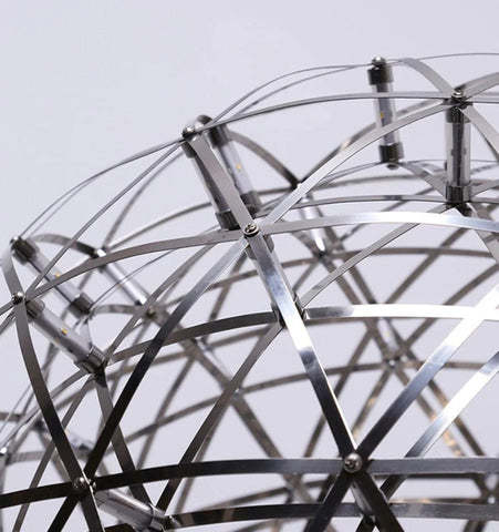 Silver Spark Ball Chandelier - NexioPick