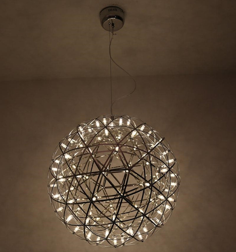 Silver Spark Ball Chandelier - NexioPick