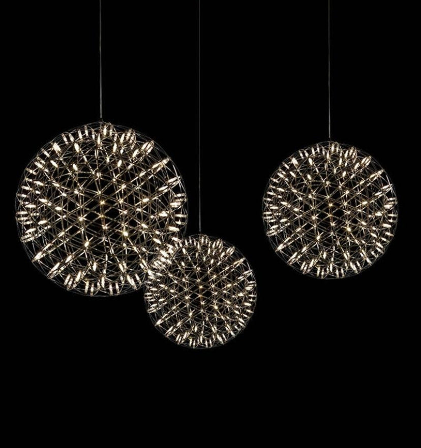 Silver Spark Ball Chandelier - NexioPick