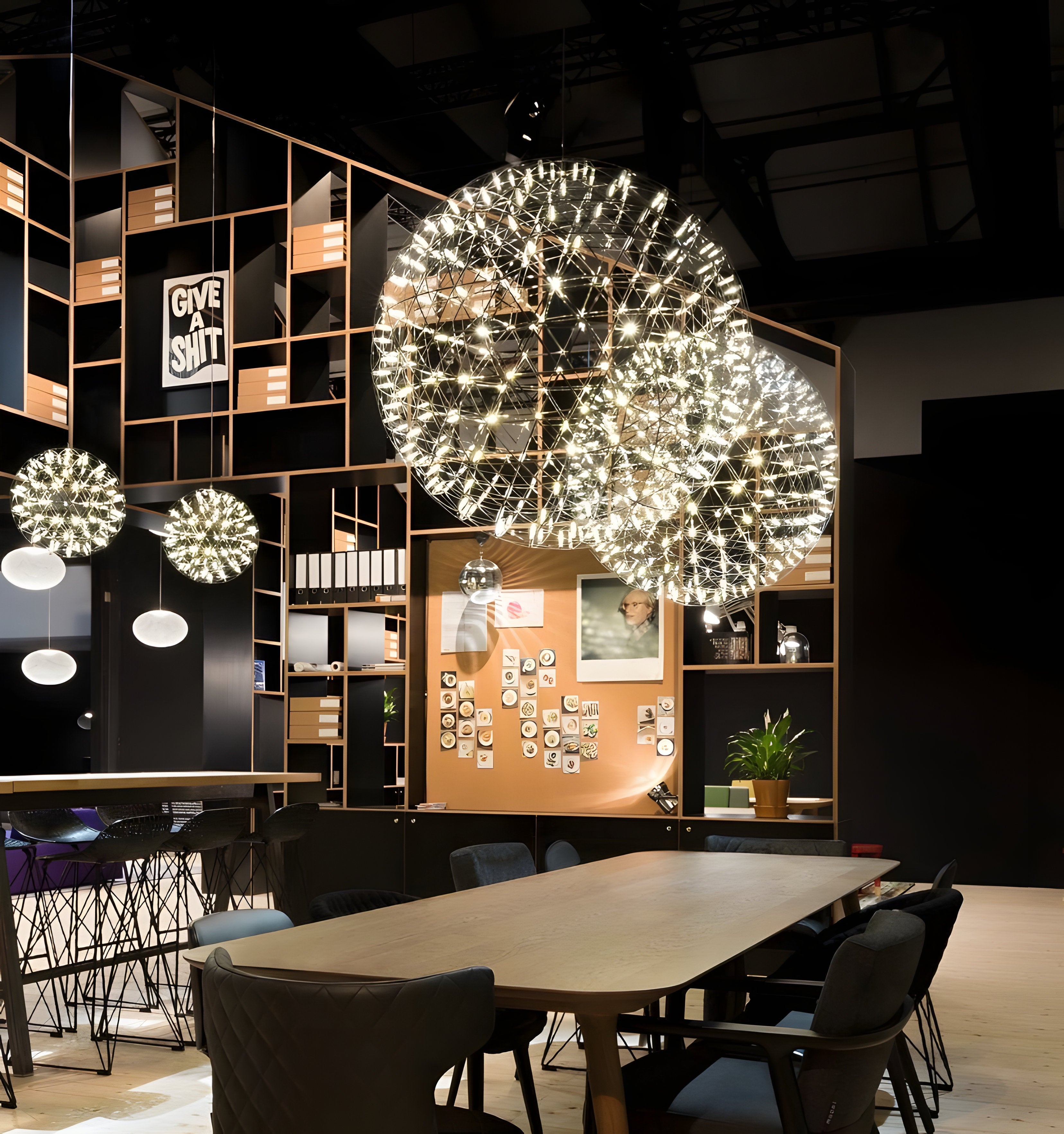 Silver Spark Ball Chandelier - NexioPick