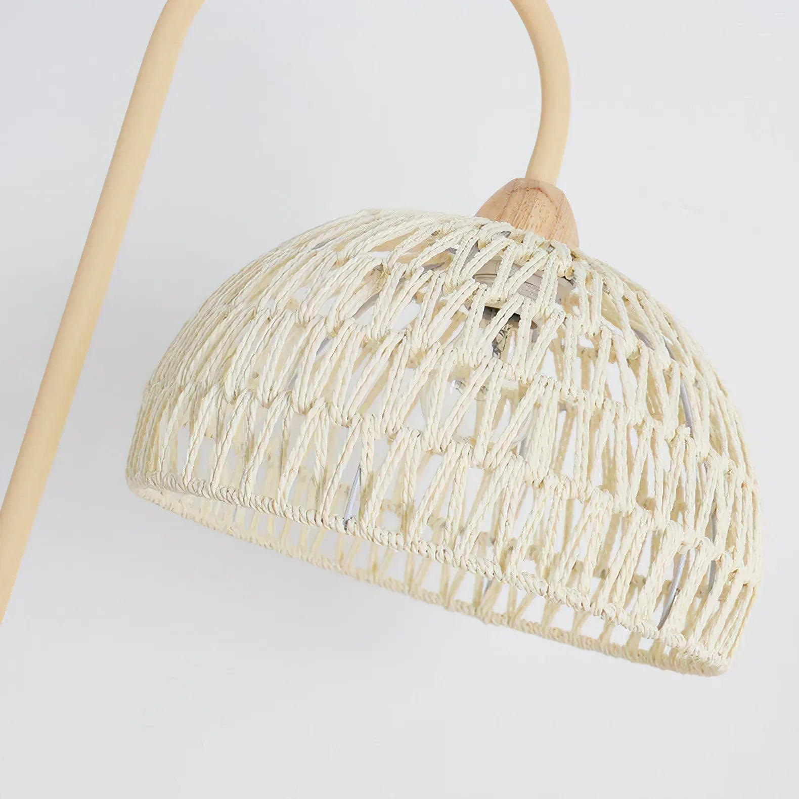 Rattan Arch Floor Lamp - NexioPick