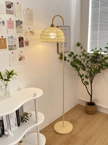 Rattan Arch Floor Lamp - NexioPick