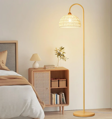 Rattan Arch Floor Lamp - NexioPick