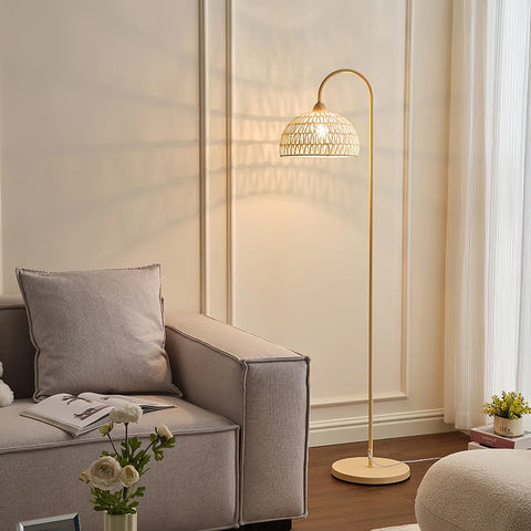 Rattan Arch Floor Lamp - NexioPick