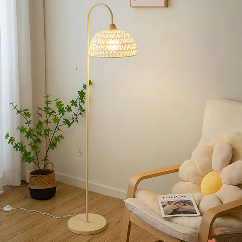 Rattan Arch Floor Lamp - NexioPick