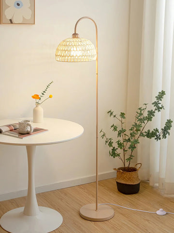 Rattan Arch Floor Lamp - NexioPick