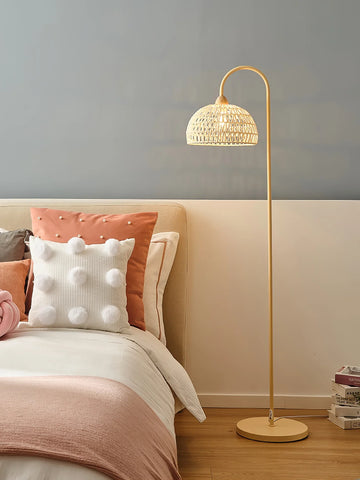 Rattan Arch Floor Lamp - NexioPick