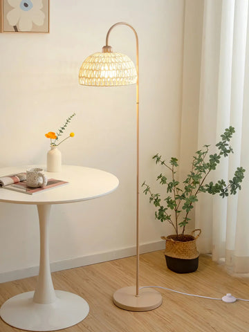 Rattan Arch Floor Lamp - NexioPick